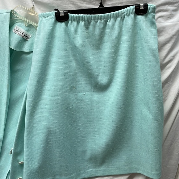 Pablo collection 2 picec open top skirt suit ladies sz 14p 3/14/4 - Picture 7 of 8